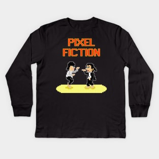 Pixel Fiction Kids Long Sleeve T-Shirt